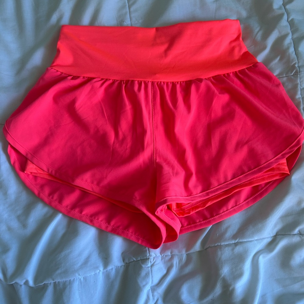 SHEIN Neon Pink Athletic Shorts